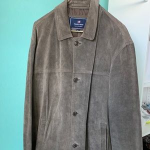 Men’s Nordstrom Newport Harbor washable suede jacket coat sz.XL